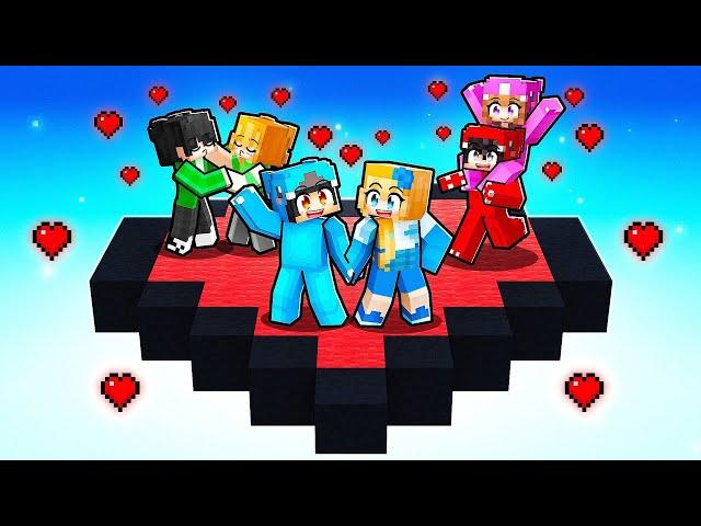 Omz & Crystal on ONE HEART in Minecraft With Crazy Fan Girl!