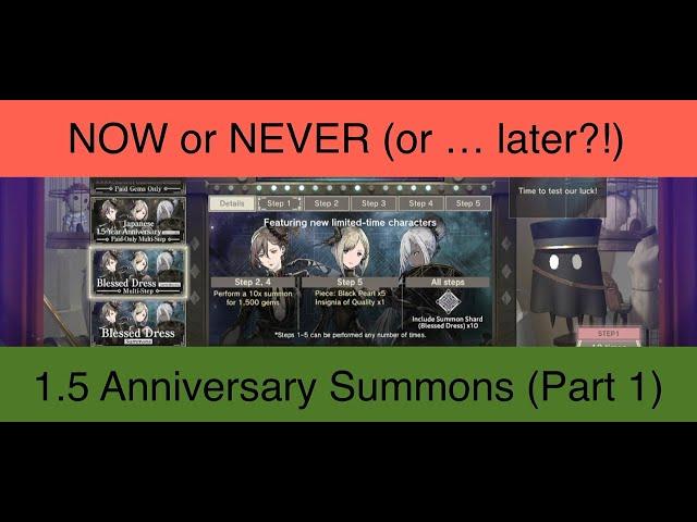 ALL 1.5 Anniversary Banner Review + My Summons (Part 1) ~ NieR Re[in]carnation