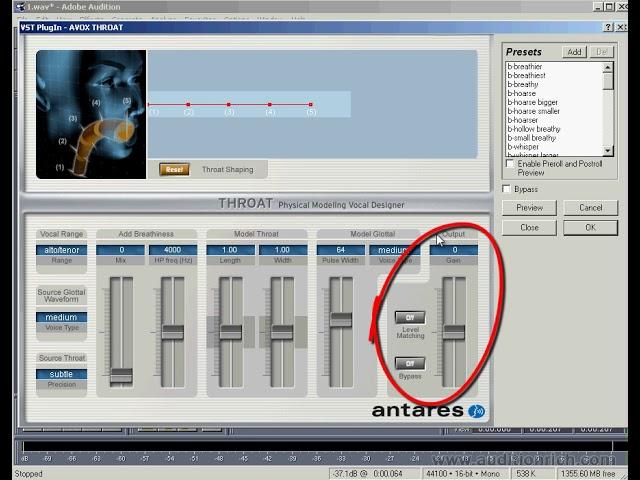 4-6# VST | Voxformer - Throat | Auditionrich.com