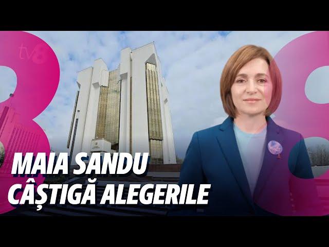 Știri: Maia Sandu câștigă alegerile /TV8, lider de audiență /04.11.2024