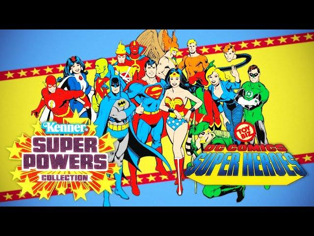 DC Super Powers Kenner Toy Commercial Compilation (plus Toy Biz - 1983-1989)