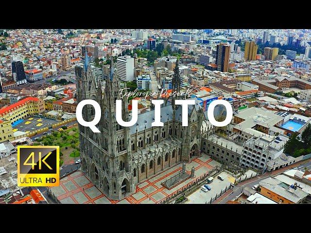 Quito, Ecuador  in 4K 60FPS ULTRA HD Video by Drone