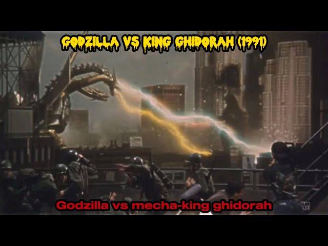 Godzilla vs King Ghidorah (1991)   Godzilla vs mecha-King Ghidorah