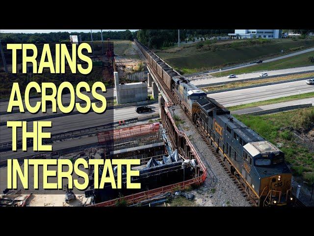 Trains Across The Interstate