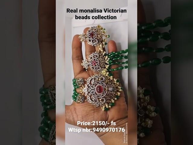 #latest#victoria#monalisa  real monalisa Victorian beads collection #wholesale #trending#jewellery