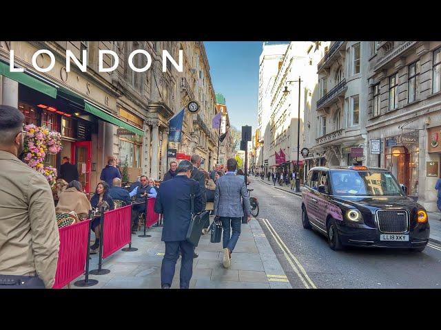 Central London City Walk in Winter, Victoria, Buckingham Palace, Trafalgar Square, Oxford Street 4K