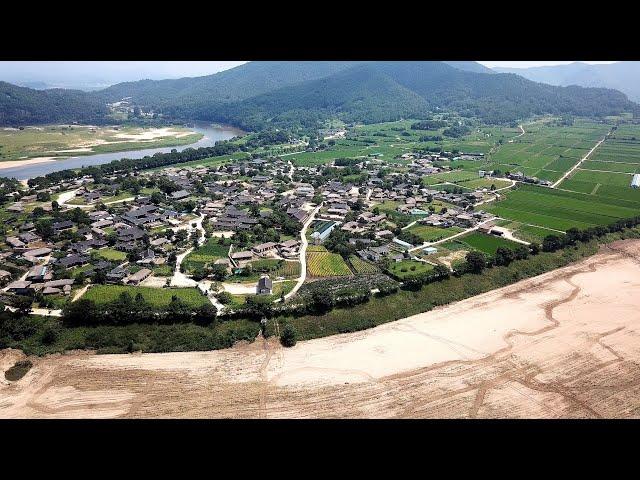 Living Korean Traditional Town, Historic Village Hahoe -  UNESCO World Heritage - Andong, Korea