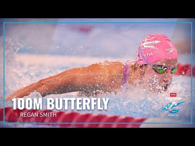 Regan Smith Powers to Wall for Win in Women's 100 Butterfly | 2023 TYR Pro Swim Series Westmont