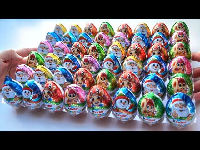 Kinder Surprise Christmas 2023 - 2024 "Applaydu" - Big Unpacking of Eggs!