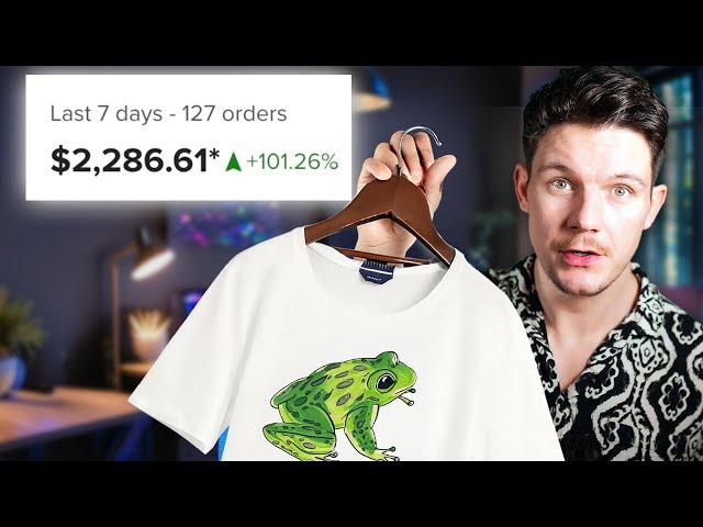 How to Start a T-Shirt Business For FREE with Print On Demand 2024 | Tutorial