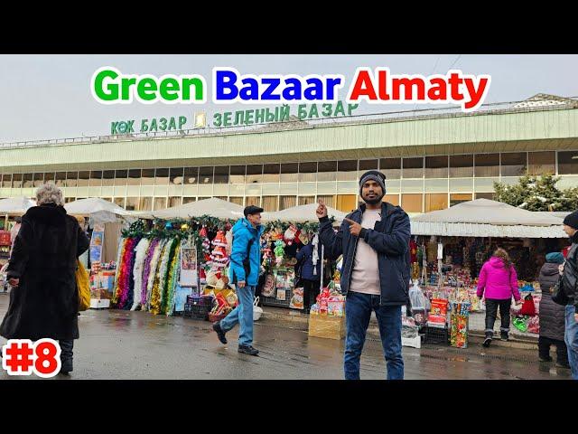 Central Mosque Almaty | Green Bazaar Almaty vlog | dry fruits market Almaty | Ep8