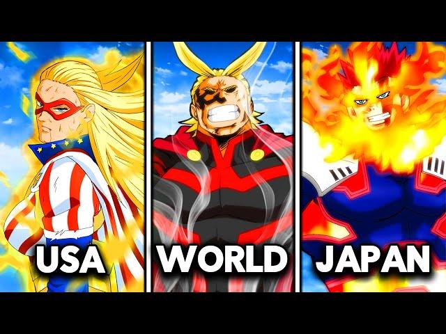 Top 10 Strongest World Destroying Pro Heroes in My Hero Academia