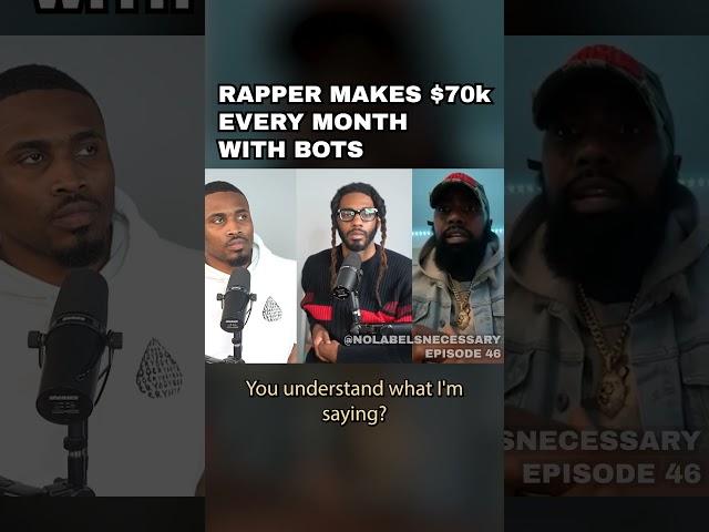 Rapper Makes $70k A Month With Spotify Bots