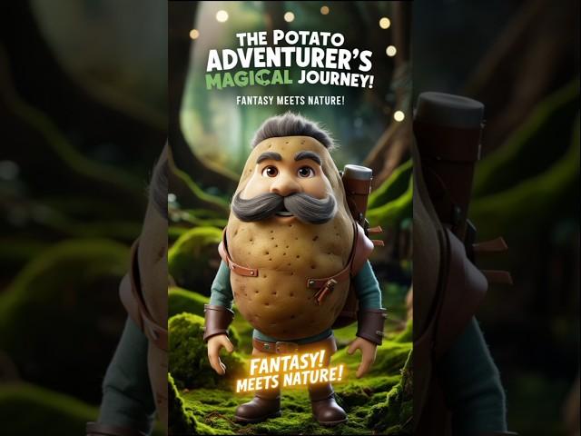 Meet Spud the Adventurous Potato: A Whimsical Forest Explorer #littlestarscatwalk #cutenessoverload