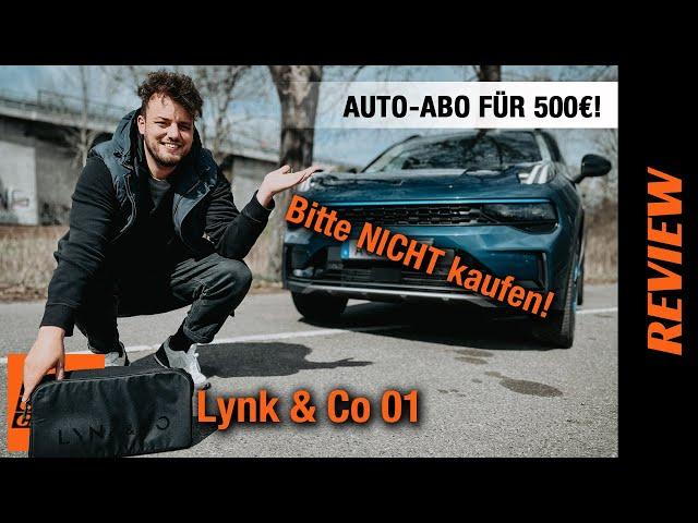 Lynk & Co 01 Plug-in Hybrid (2022) Bitte NICHT kaufen! AutoAbo für 500€! Fahrbericht | Review | Test