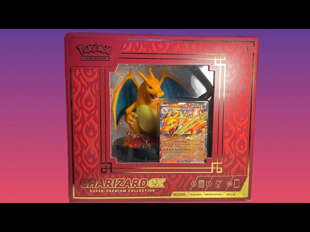 INCREDIBLE CHARIZARD EX super-premium collection box!!!