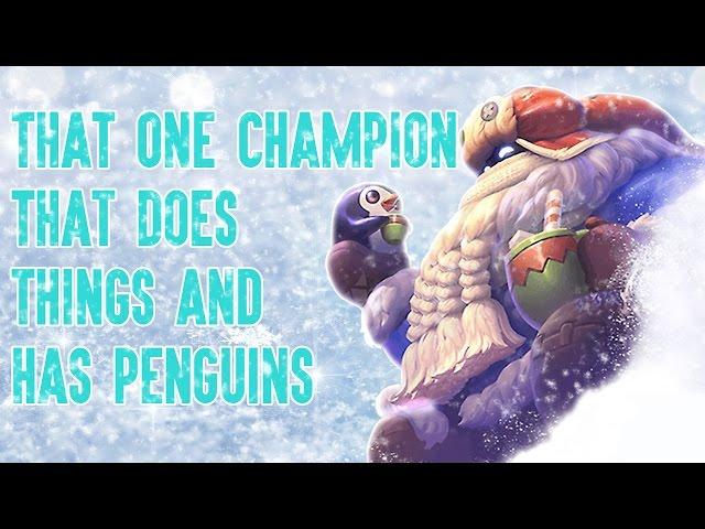 That One Champion That Does Things and Has Penguins