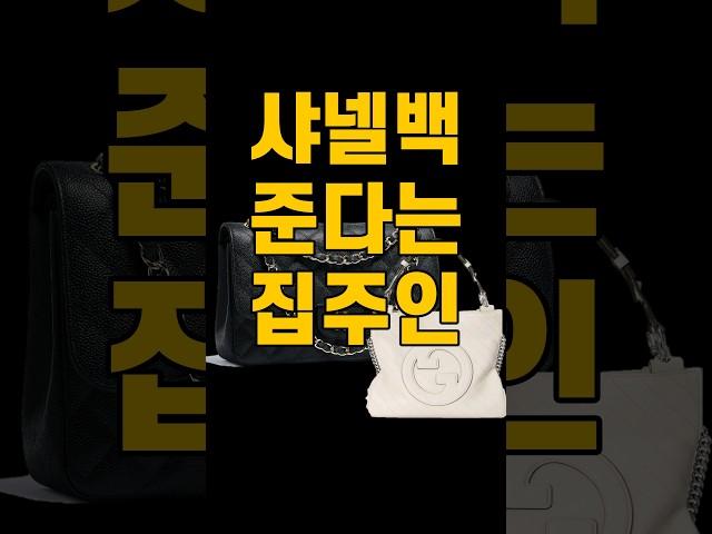 샤넬백 준다는 전셋집, 근황