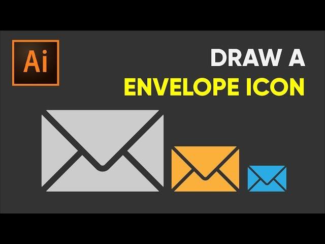 Create a Envelope Icon in Adobe Illustrator I Illustrator Tutorial