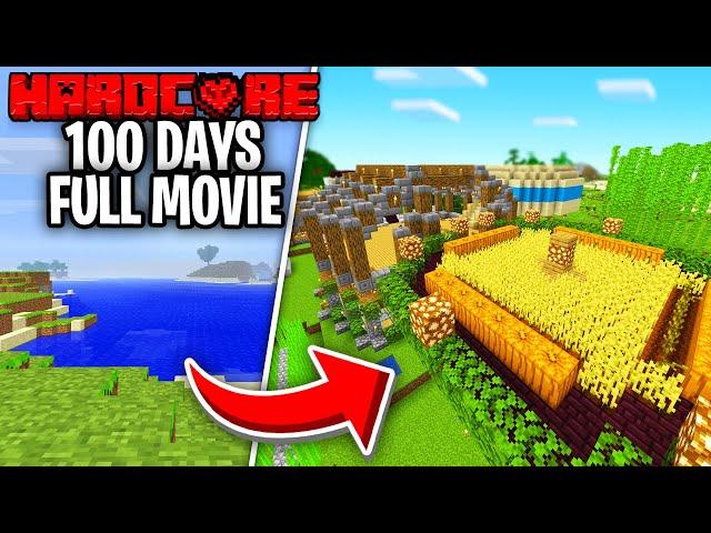 I Survived 100 Days THROUGH EVERY UPDATE in Minecraft! [FULL MOVIE]