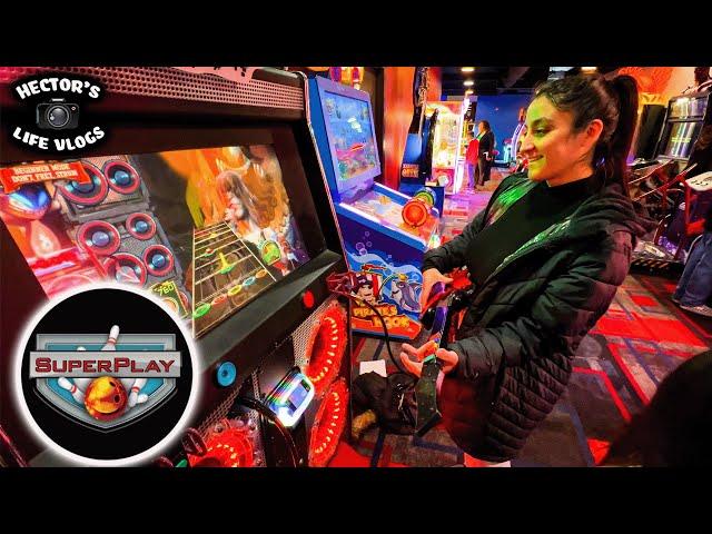 SuperPlay in Beaverton, Oregon | Pizza & Arcade Games | Hector's Life Vlogs