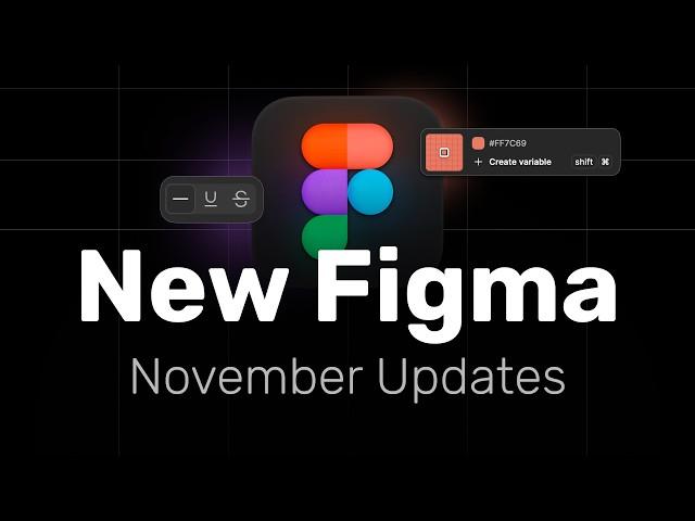 Figma November Updates Are Here! - Underline Styles, AI Slides, Color Picker & More