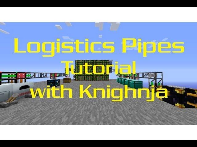 Logistics Pipes Tutorial - How to Build a Complete Inventory/Crafting/Autosorting System