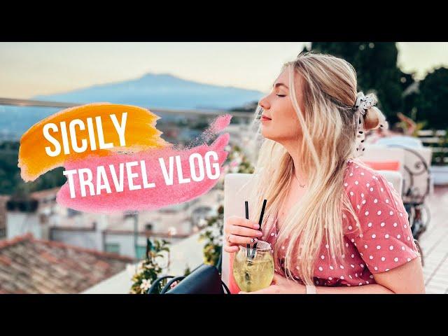 The most beautiful place in Sicily   | Travel vlog: Taormina | Isola Bella | Etna | Italy