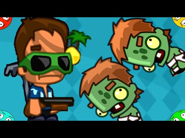  ЗОМБИ В ДОМЕ в зомбалити. Уничтожение zombies в мультик игре Zombality