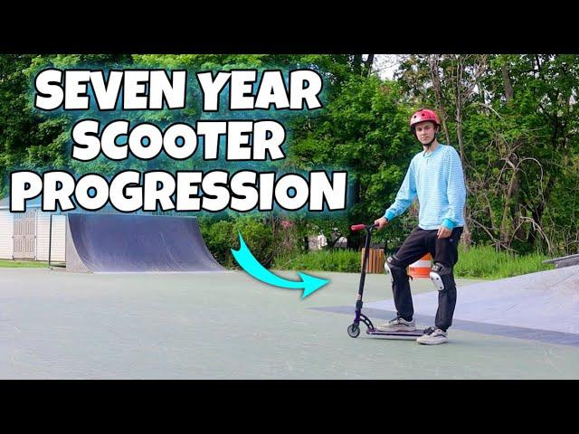 7 Year Scooter Progression Roman Dellapena.