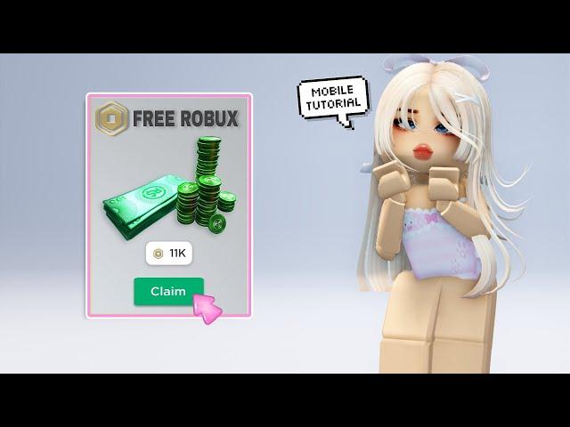 HOW TO GET FREE ROBUX IN 2024! MOBILE TUTORIAL