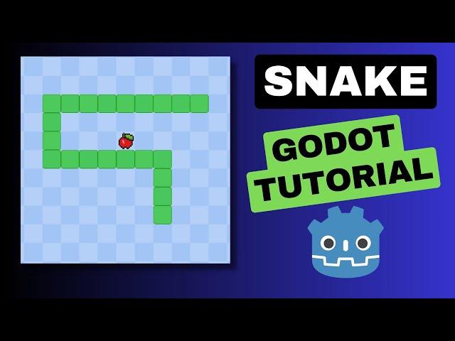 Beginner Godot Tutorial - Make a Snake Game in 10 Minutes!