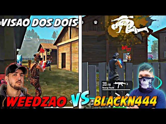 BLACKN444 QUASE FEZ WEEDZÃO CHORAR NESSE 4X4 APOSTADO - BREK444 VS WEEDZÃO - FREE FIRE