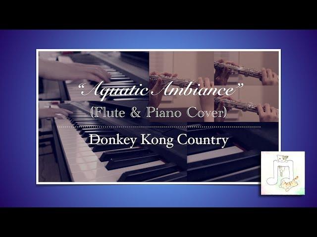 "Aquatic Ambiance" ~ Donkey Kong Country (Flute & Piano Cover) - J. Xionia