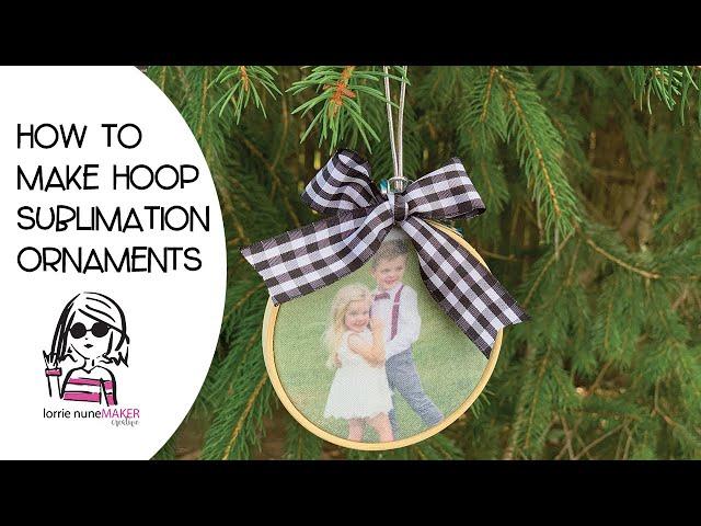 How to Sublimate a Hoop Ornament