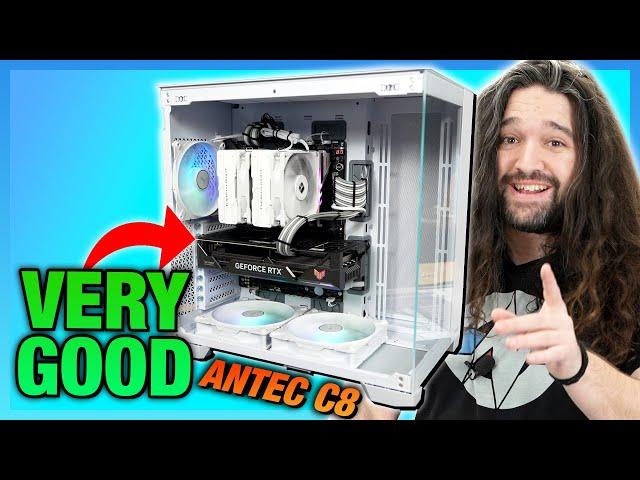 Surprisingly Good: Antec C8 ARGB Case Review, Thermals, Cable Management, & Noise