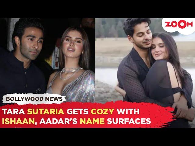 Aadar Jain Ex-Tara Sutaria shares COZY hug with Ishaan Khatter in BTS song clip; fans REACT!