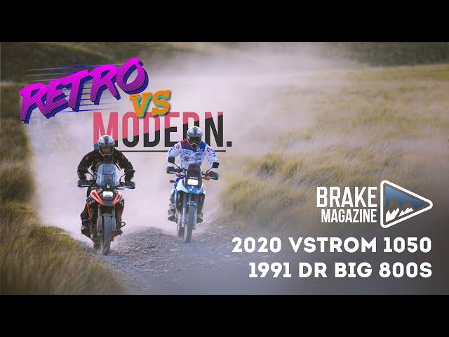 Retro vs Modern - 1991 DR Big 800S vs 2020 V-Strom 1050