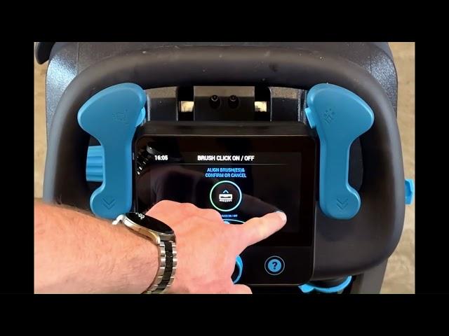 Nilfisk (Advance) SC550 Training video- How to turn on, operate and maintain your new SC550 scrubber
