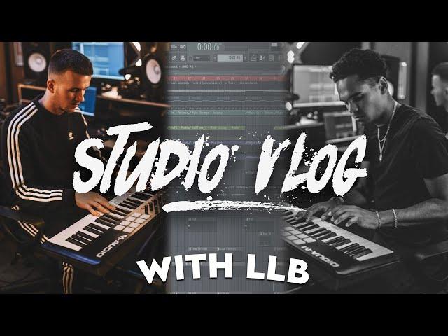 WE MADE 5 DRILL, TRAP, AND RAP BANGERS! (Studio Vlog with @prodllb  )