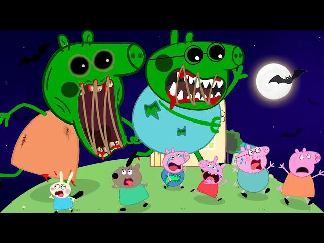 Zombie Apocalypse, Peppa Pig Turn Into Zombie‍️‍️ | Peppa Pig Funny Animation