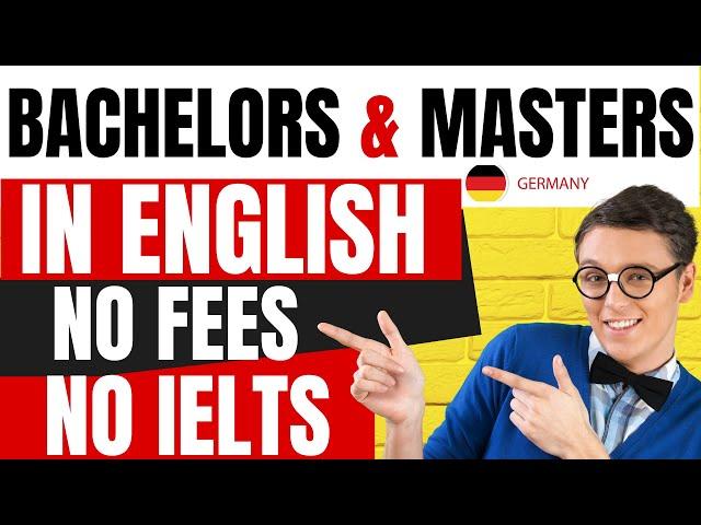 BACHELORS & MASTERS DEGREES TAUGHT IN ENGLISH 2024|TUITION FREE |STEP BY STEP PROCESS