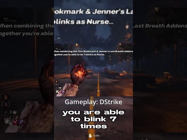 7 BLINK NURSE IS BACK #dbd