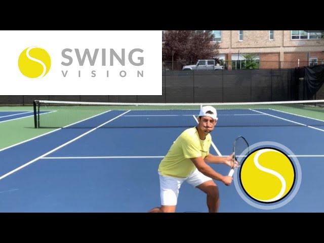 The BEST TENNIS COACHING APP - SwingVision Tennis App Review