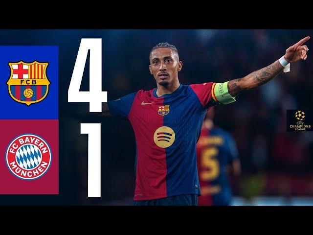 HIGHLIGHTS | FC BARCELONA 4 vs 1 BAYERN MUNICH | UEFA CHAMPIONS LEAGUE 2024/25