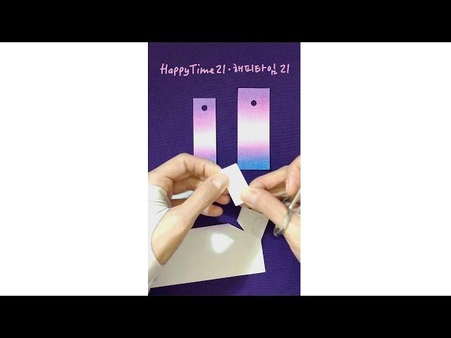 BTS ARMY Keychain / BTS Crafts #shorts #youtubeshorts / HappyTime21해피타임21