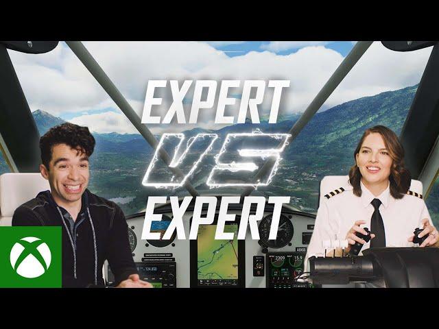 Real Pilot Takes Gamer on a check ride in Microsoft Flight Simulator | Expert VS Expert