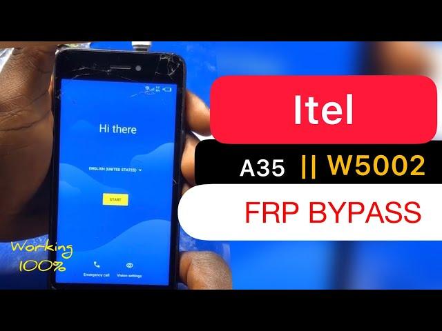 Itel A35 frp Bypass || Itel A35 W5002 Remove Google Account Verification