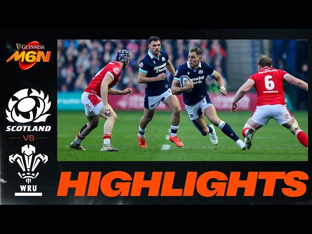 SCOTLAND v WALES | 2025 GUINNESS MEN'S SIX NATIONS | RUGBY HIGHLIGHTS