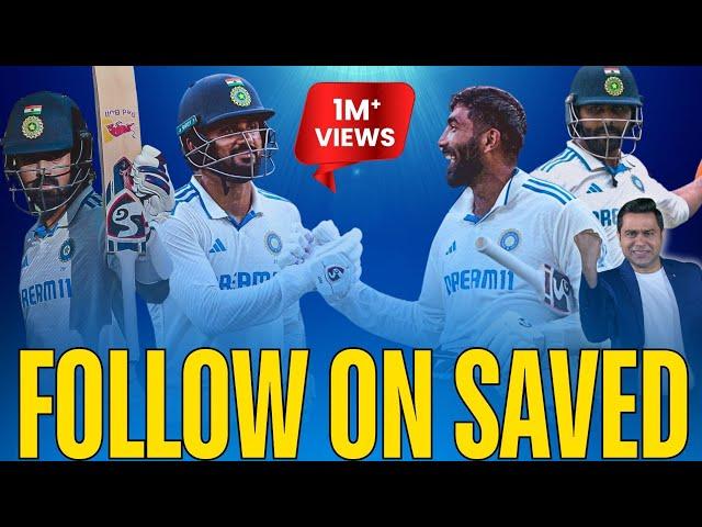 Akash-Bumrah Save The Follow On | #ausvsind Day 4 Review | #aakashvani